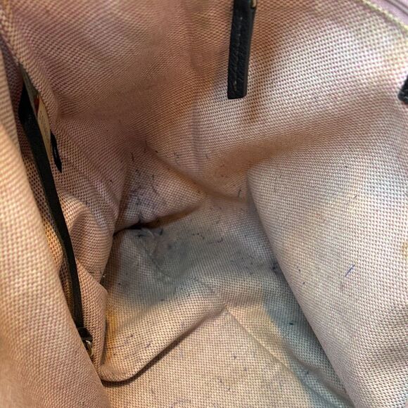 Dooney & Bourke Bag Purse Handbag Leather Animal Giraffe Pattern Large Shoulder - Picture 14 of 16